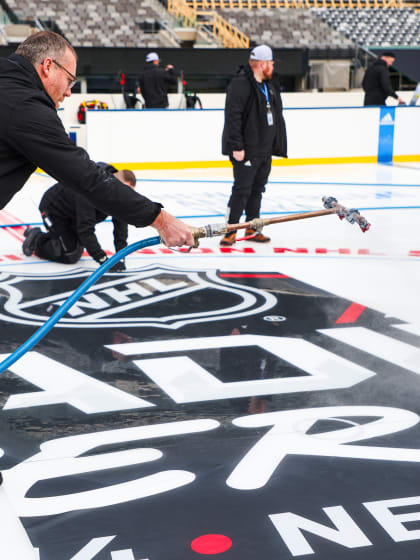 Stadium Series Ice Making